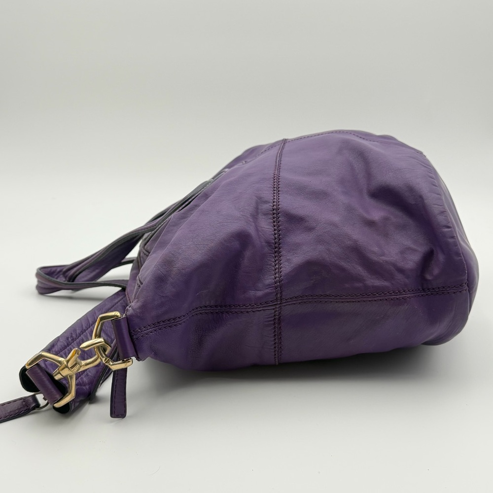 Givenchy Nightingale Leather Satchel Bag – Purple - Picture 4 of 10